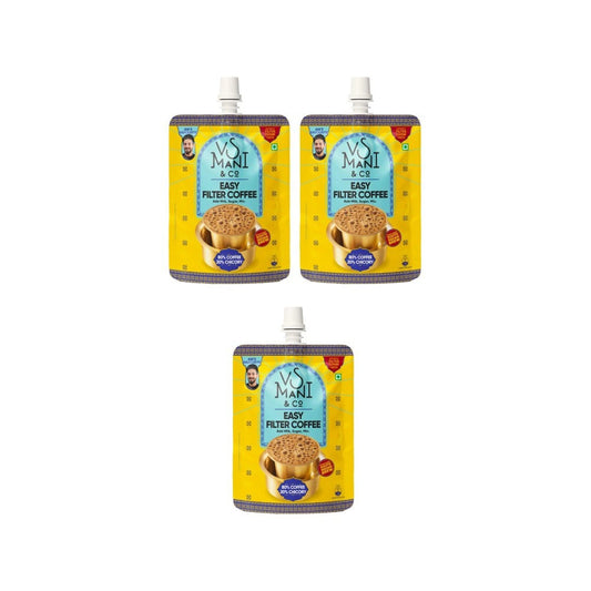 VS Mani & Co. Easy Filter Coffee Decoction - Pack of 3 : 3 x 100 ml