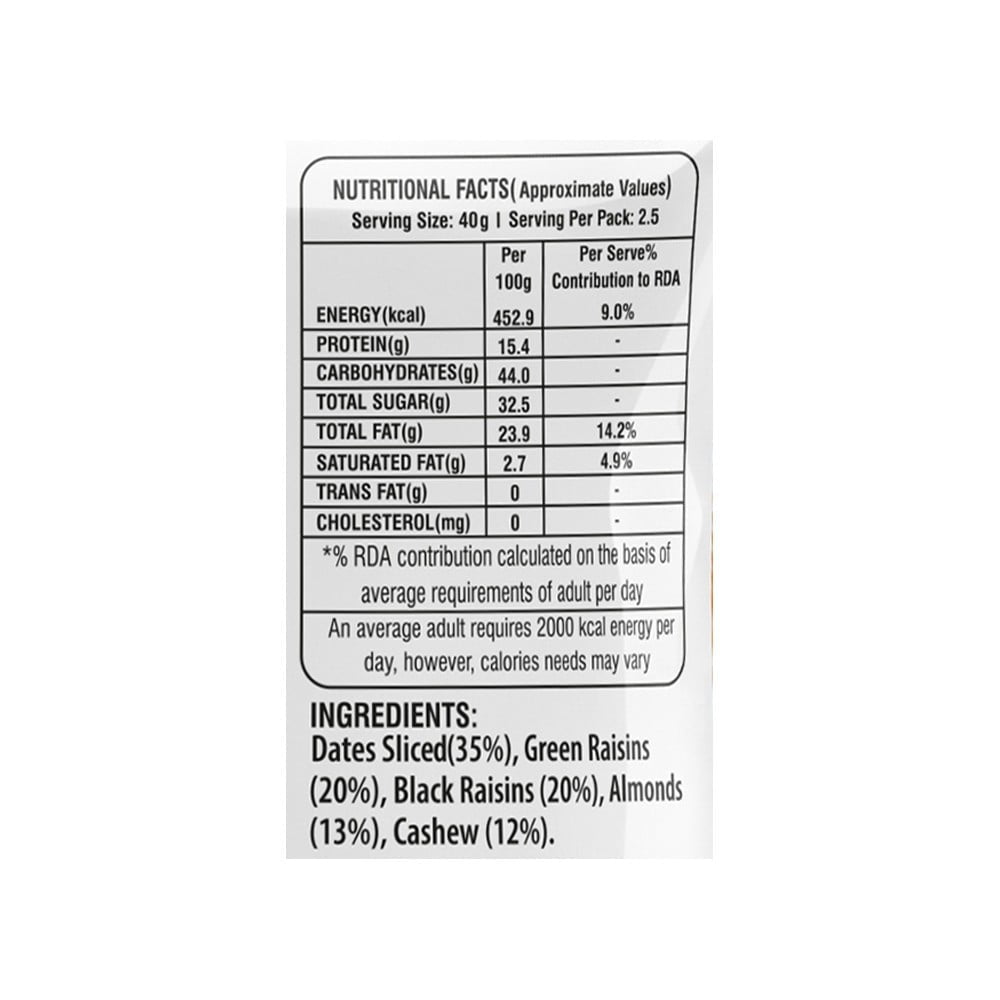 Wonderland Foods Punchmewa Dry Fruit Mix : 135 g