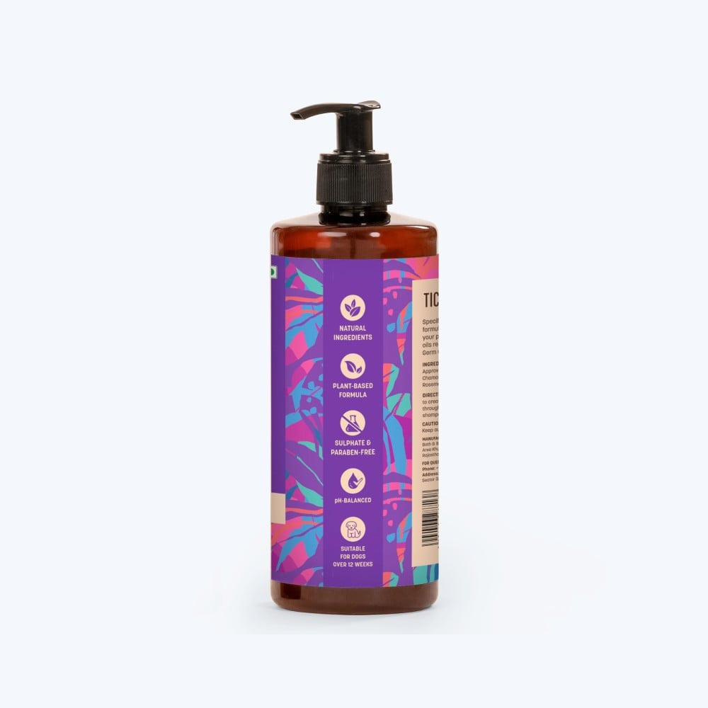 HUFT Tick & Flea Relief Natural Dog Shampoo (For Dogs Over 12 Weeks) : 500 ml