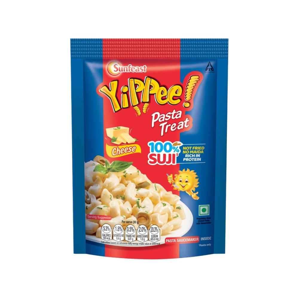 Yippee Instant Pasta Treat - Cheese : 65 g
