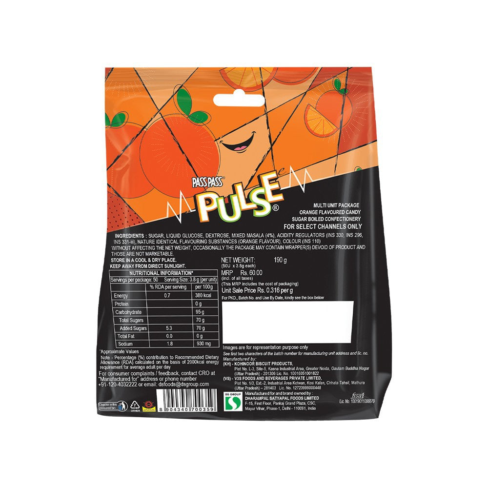 Pulse Orange Candy : 190 g