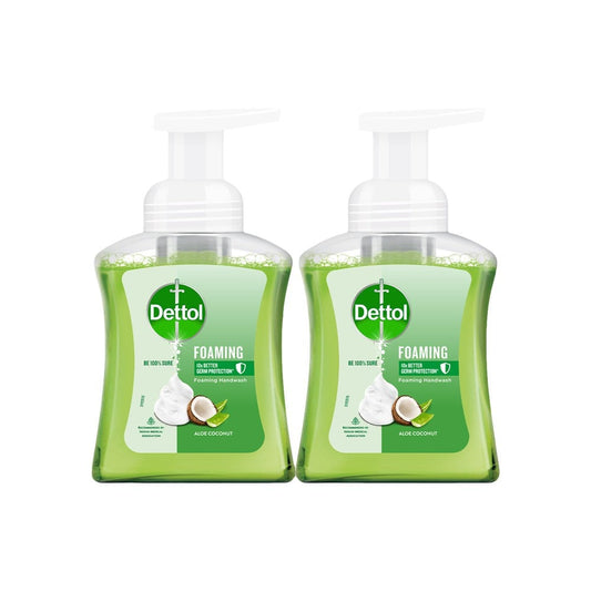 Dettol Aloe Coconut Foaming Handwash 250 ml - Pack of 2 : 2 x 250 ml