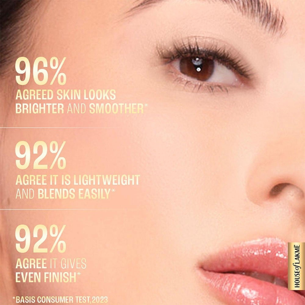 Lakme Makeup+ Skincare Vitamin C SuperGlow Foundation (Warm Natural) : 25 ml