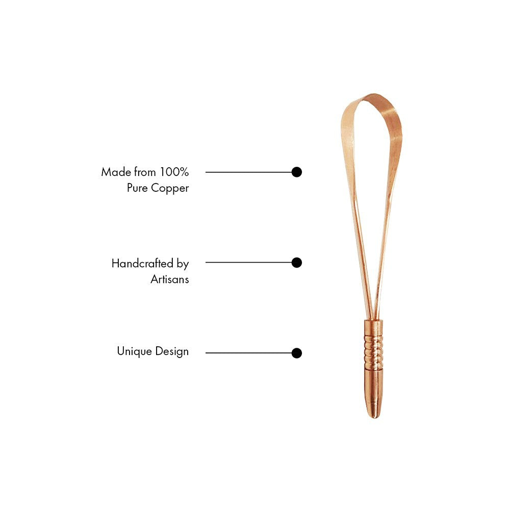 Perfora Tongue Cleaner - Copper - Pack of 3 : 3 x 1 piece