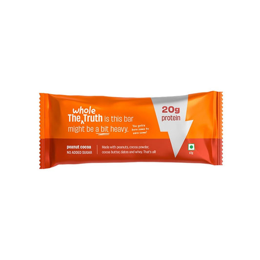 The Whole Truth 20 g Protein Bar - Peanut Cocoa : 67 g