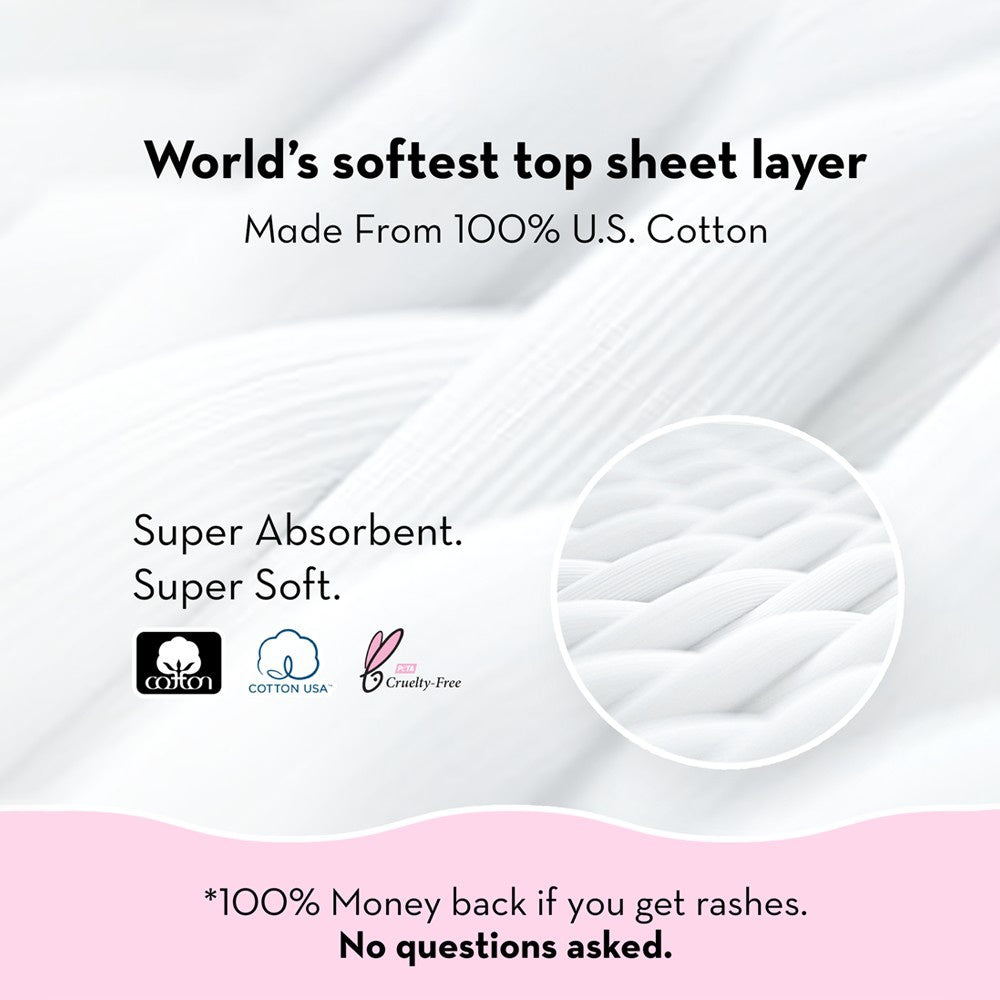 Plush LeakProof Super Saver Sanitary Pads : 32 pieces