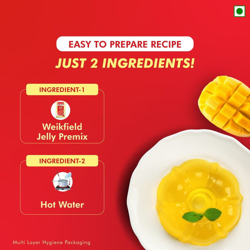 Weikfield Mango Jelly Mix : 90 g