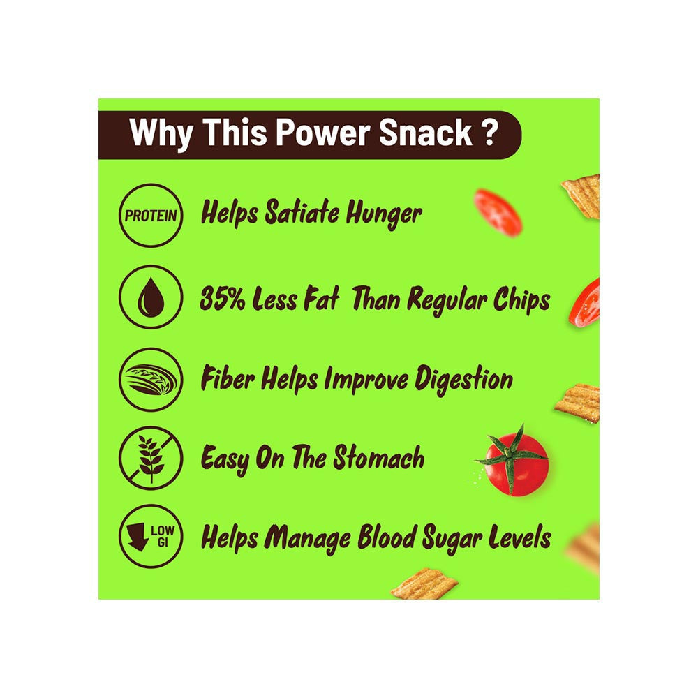 RiteBite Max Protein Spanish Tomato Chips + Peanut Butter Dark Chocolate Quinoa Crispies Oats Nutrition Bar + Max Protein Chinese Manchurian Chips Combo : 60 g + 40 g + 60 g