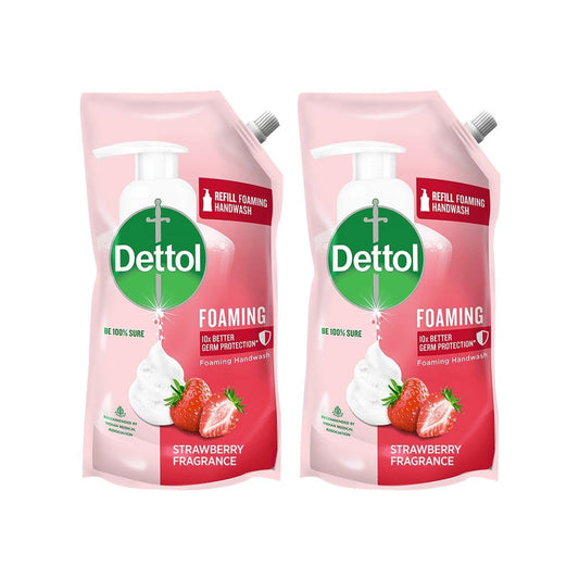Dettol Strawberry Fragrance Foaming Handwash - Pack of 2 : 2 x 700 ml
