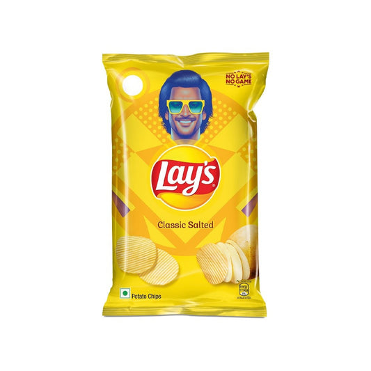 Lay's Classic Salted Flavor Potato Chips : 82 g