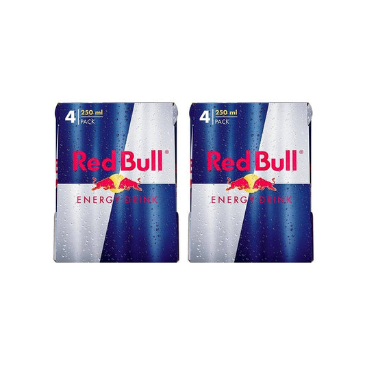 Red Bull Energy Drink (4 x 250 ml) - Pack of 2 : 2 x 4 x 250 ml