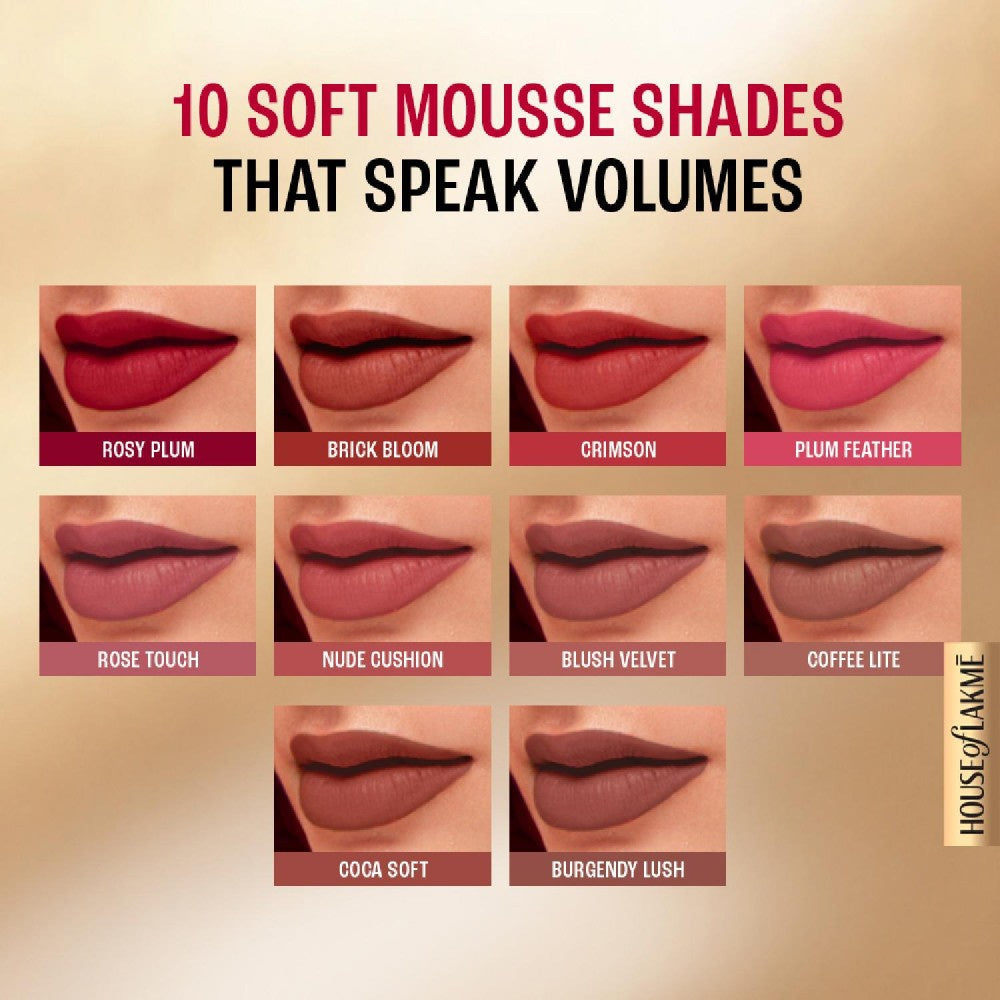 Lakme 9To5 Weightless Mousse Lip & Cheek Color (Blush Velvet) : 9 g