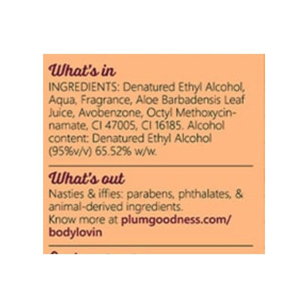 Plum BodyLovin' 50 Shades Of Women Body Mist (Floral, Fruity) : 150 ml