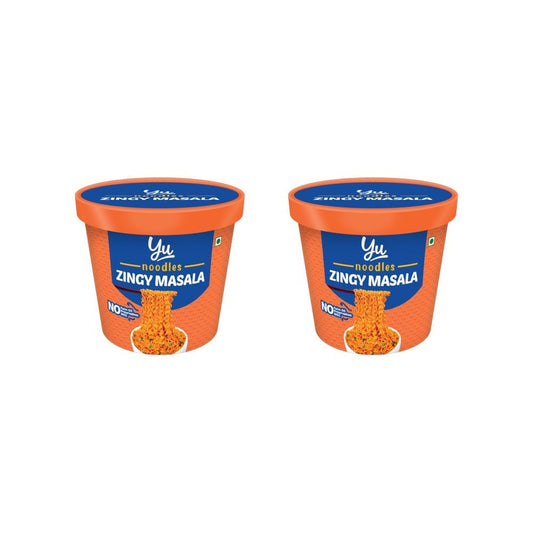 Yu Zingy Masala Cup Noodles - Pack of 2 : 2 x 80 g