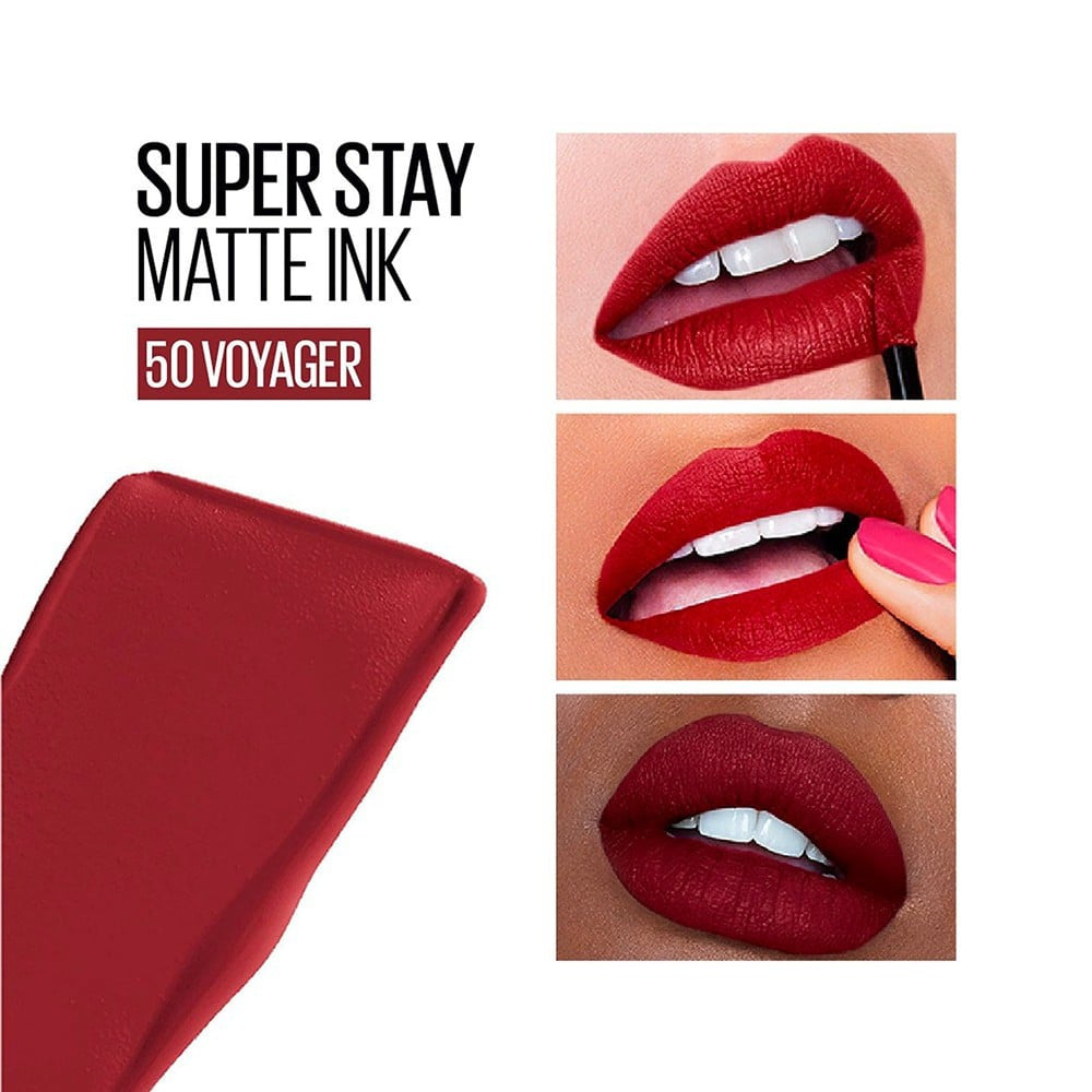 Maybelline New York Super Stay Matte Ink Liquid Lipstick (Voyager 50) : 5 ml