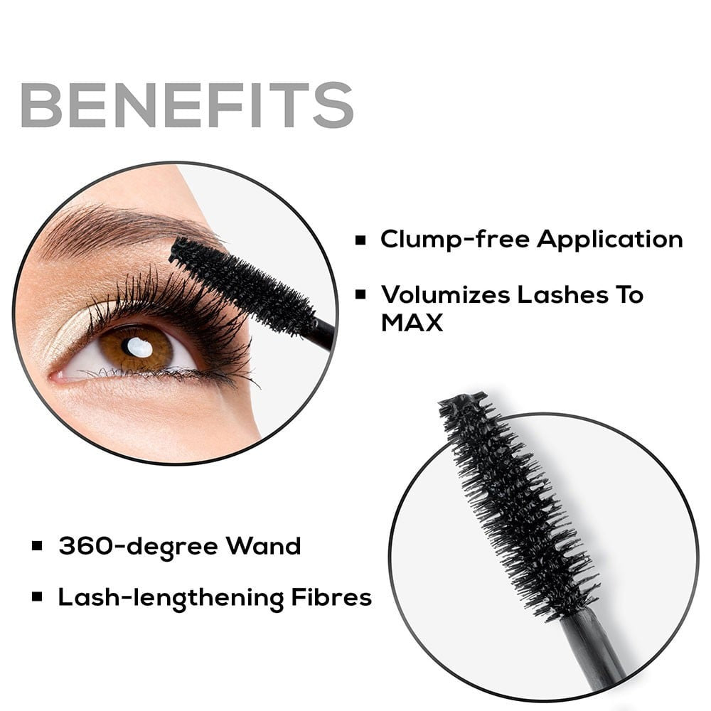 Renee Volumax Mascara (Black) : 10 ml