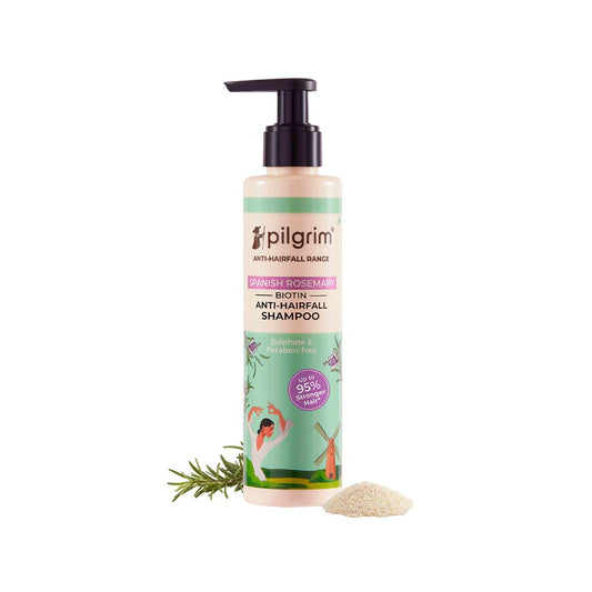 Pilgrim Anti Hairfall Shampoo with Biotin : 200 ml