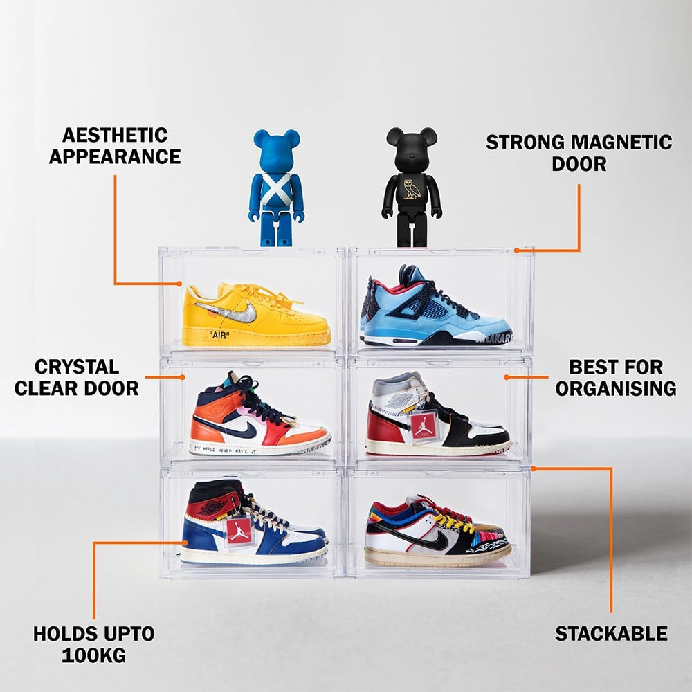 Sneakare Stack'em Shoe Organizer Crate : 1 unit