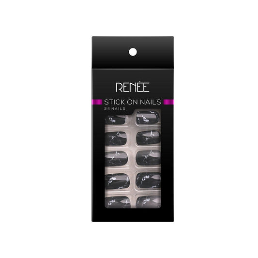 Renee Square Press On Nails (DN 03) : 1 pack (24 pieces)