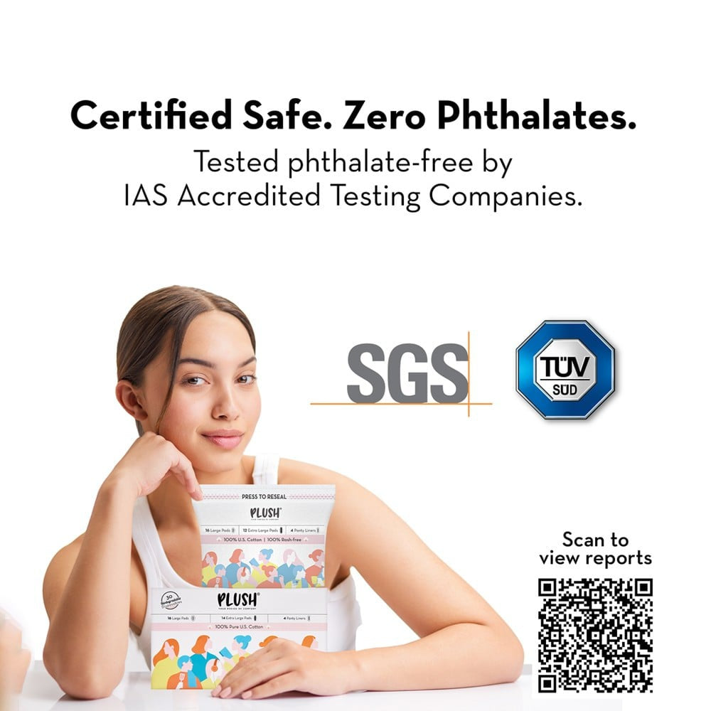 Plush LeakProof Super Saver Sanitary Pads - Pack of 2 : 2 x 32 pieces