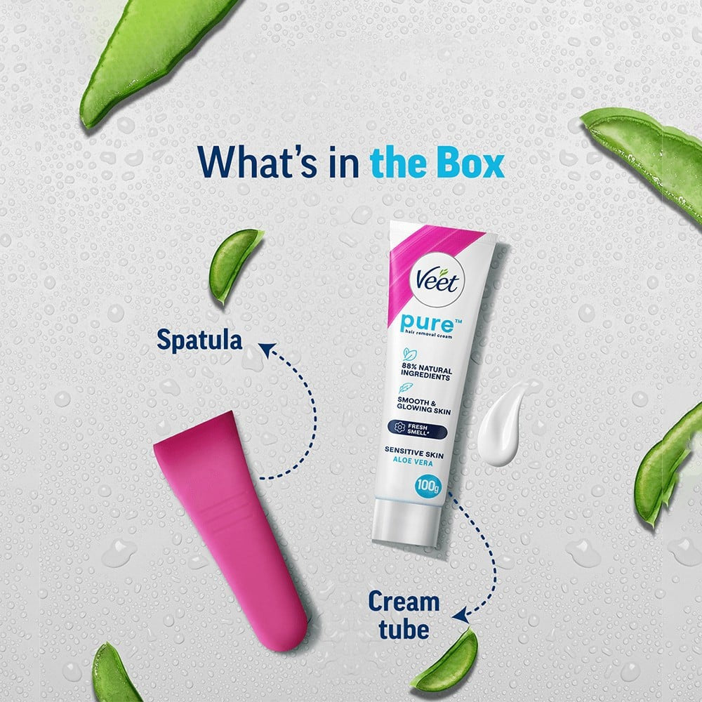 Veet Aloe Vera Sensitive Skin Hair Removal Cream : 100 g