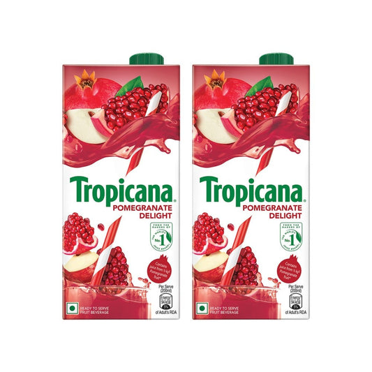 Tropicana Pomegranate Delight Juice - Pack of 2 : 2 x 1 ltr