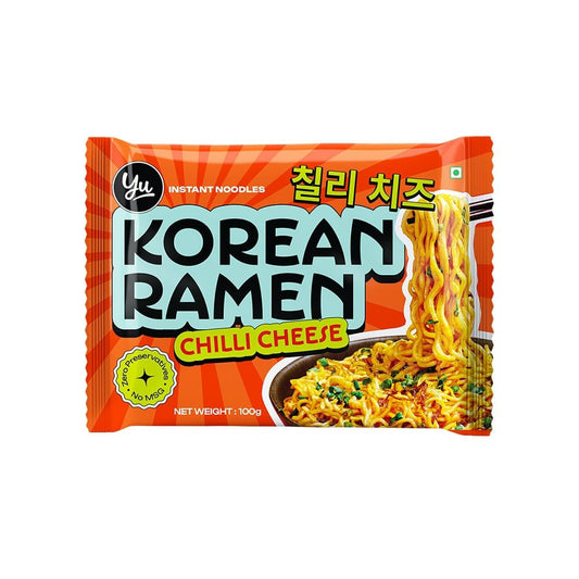 Yu Chilli Cheese Korean Ramen Instant Noodles : 100 g