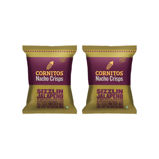 Cornitos Sizzlin Jalapeno Nachos - Pack of 2 : 2 x 150 g