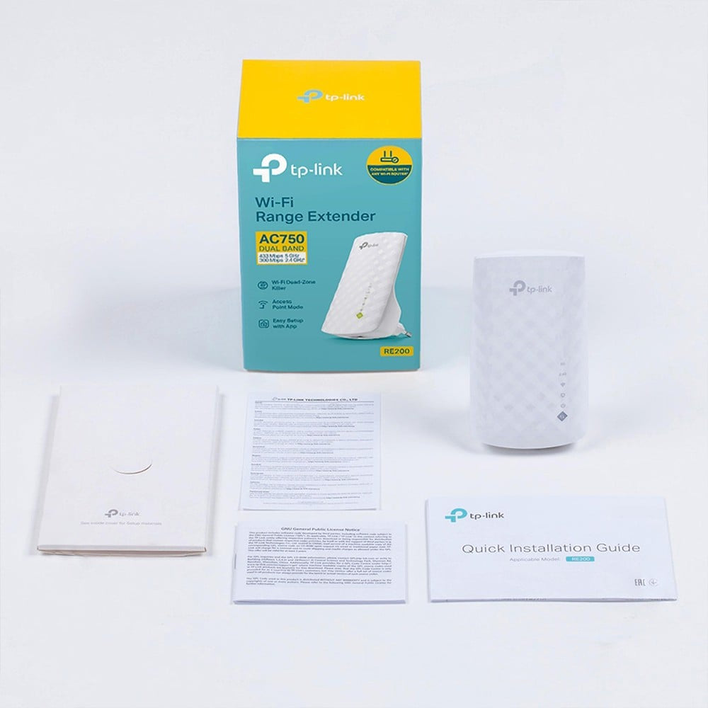 TP-LINK Wi-Fi Range Extender Signal Booster (AC750) : 1 unit