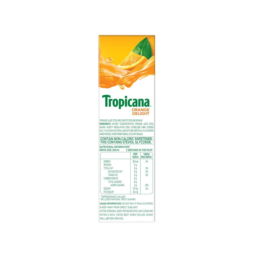 Tropicana Orange Delight Juice : 1 ltr