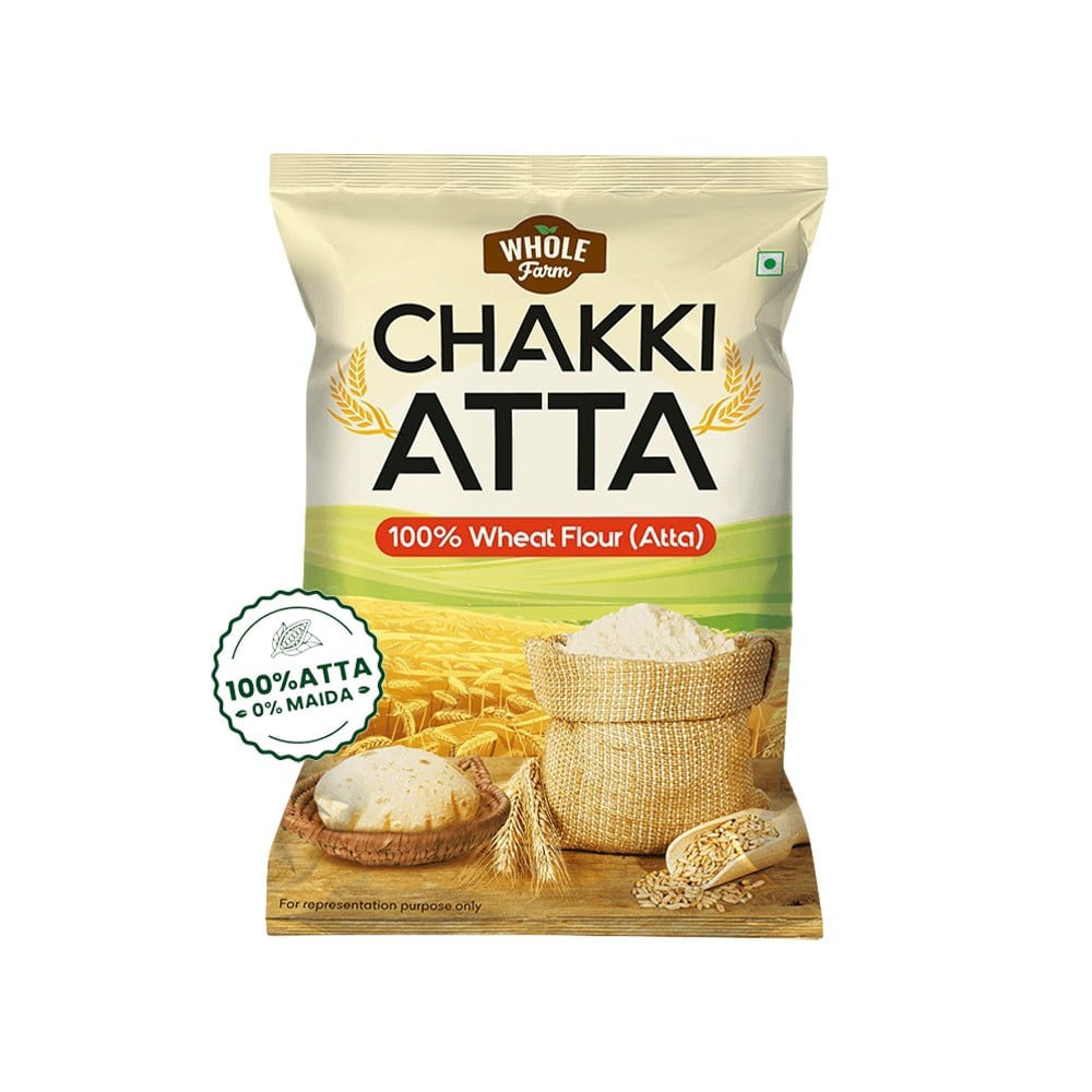 Whole Farm Chakki Atta (100% Atta, 0% Maida) : 10 kg