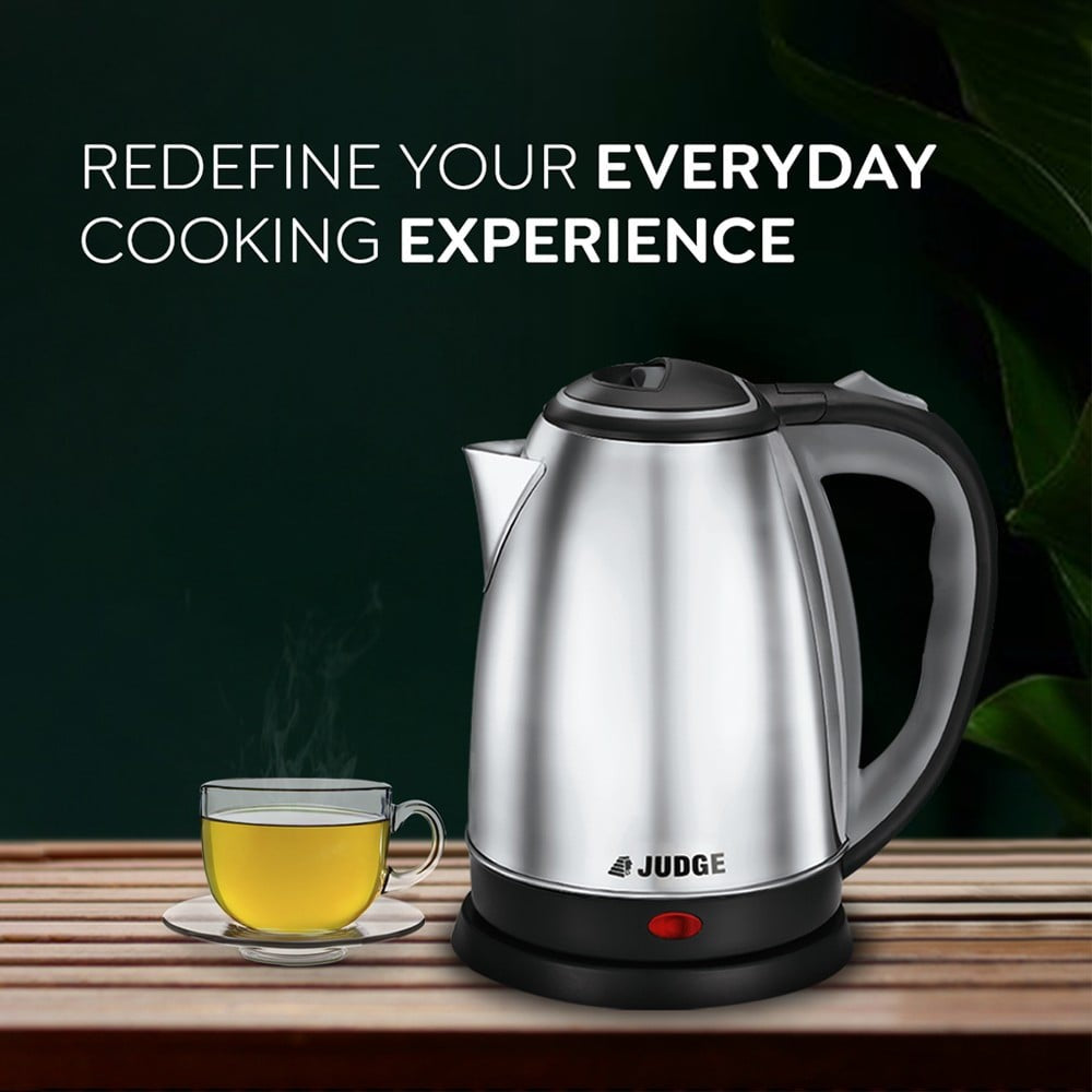 Prestige Judge Electric Kettle (1500 W, Ace, Silver) : 1 unit