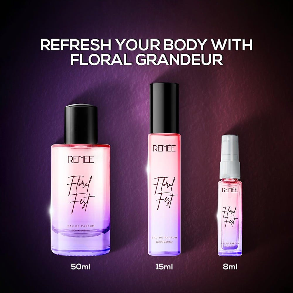 Renee Women's Eau de Parfum (Floral Fest) - Pack of 2 : 2 x 15 ml