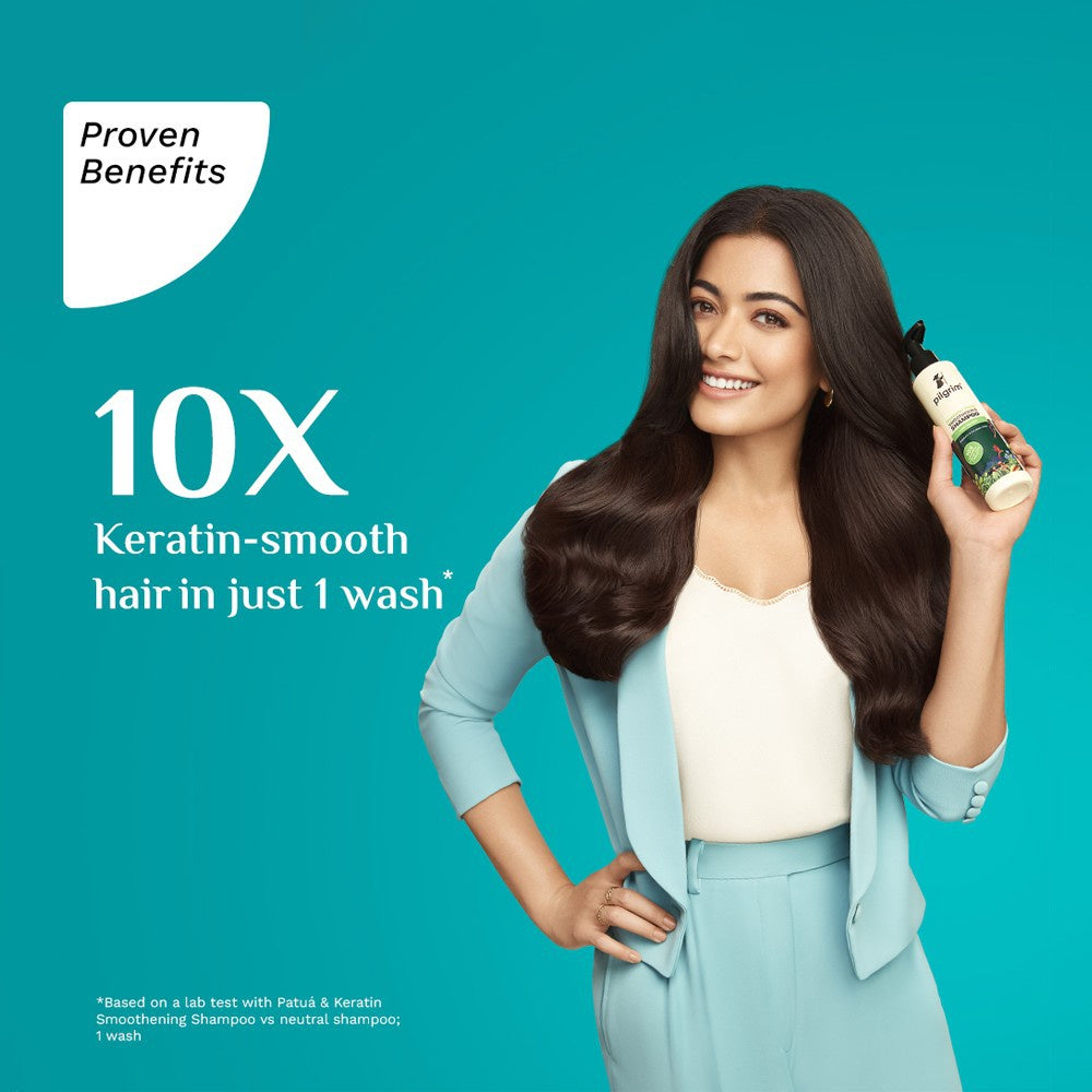 Pilgrim Amazonian Patua & Keratin Hair Smoothing Shampoo : 200 ml