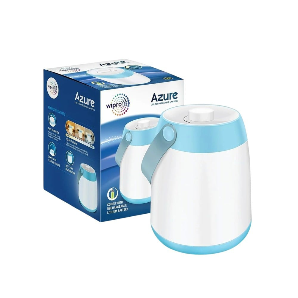 Wipro Azure LED Rechargeable Emergency Light (White) : 1 unit