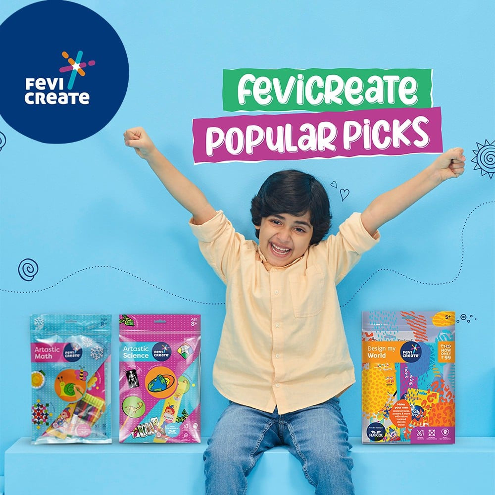 Pidilite Fevicreate Artastic Math DIY Art & Craft Kit : 1 set