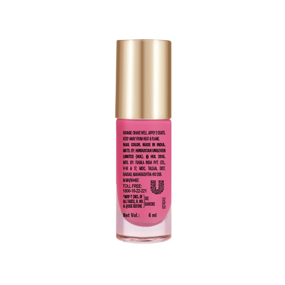 Lakme 9To5 Primer + Gloss Pink Pace Nail Paint (Pink Pace) : 6 ml