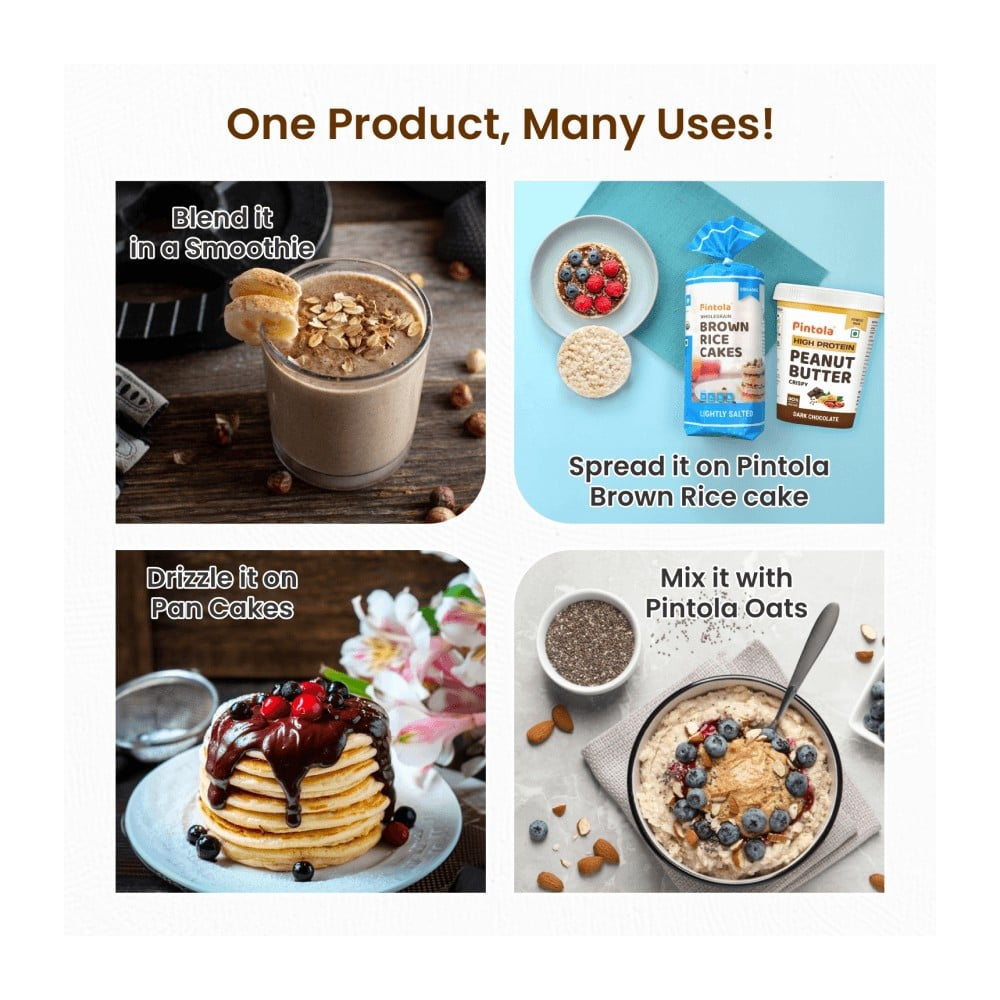 Pintola Dark Chocolate Crunchy Peanut Butter : 510 g