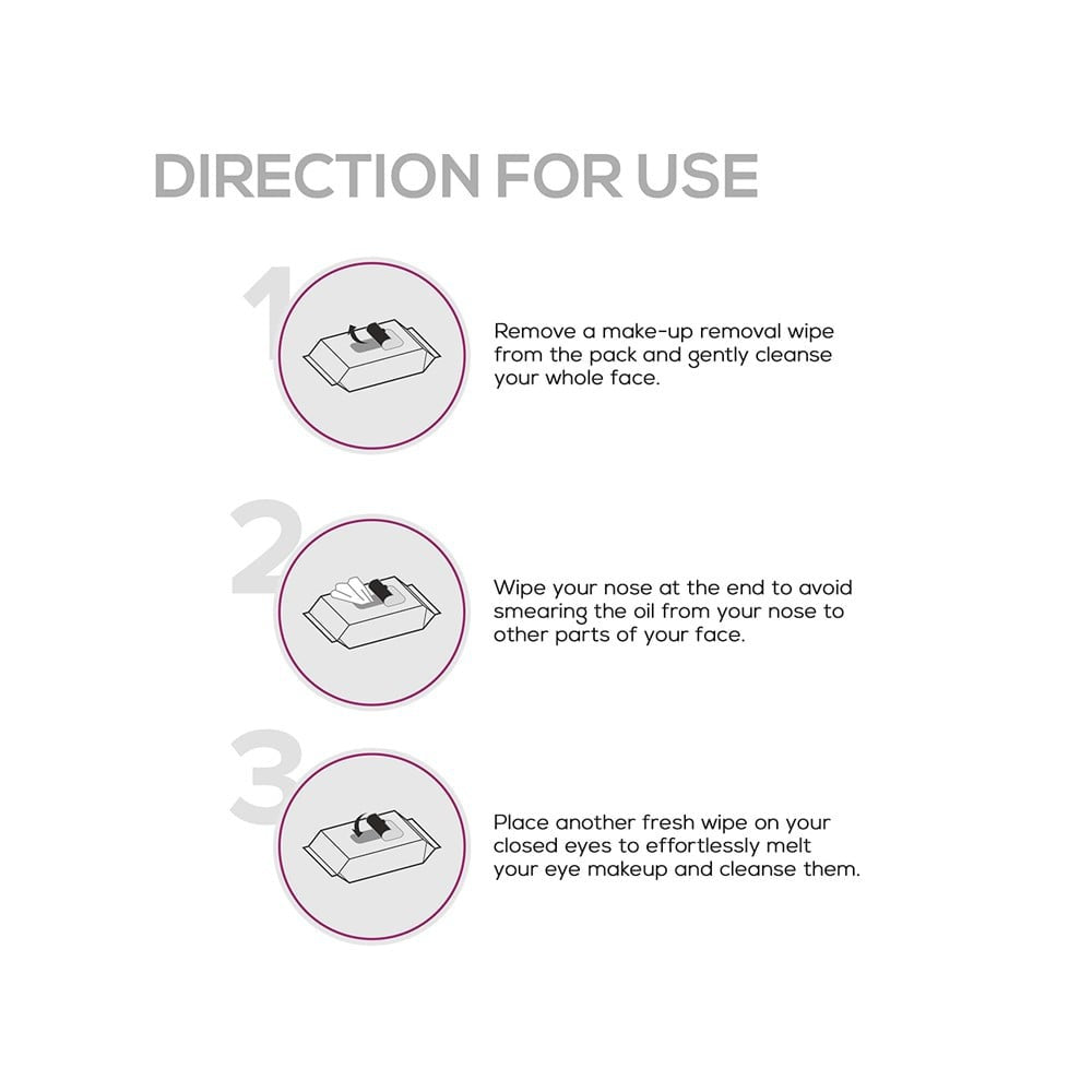 Renee Summer Slush Jelly Lip Tint (Juicy Strawberry) + Makeup Remover Wipes Combo : 13 g + 1 pack (30 wipes)