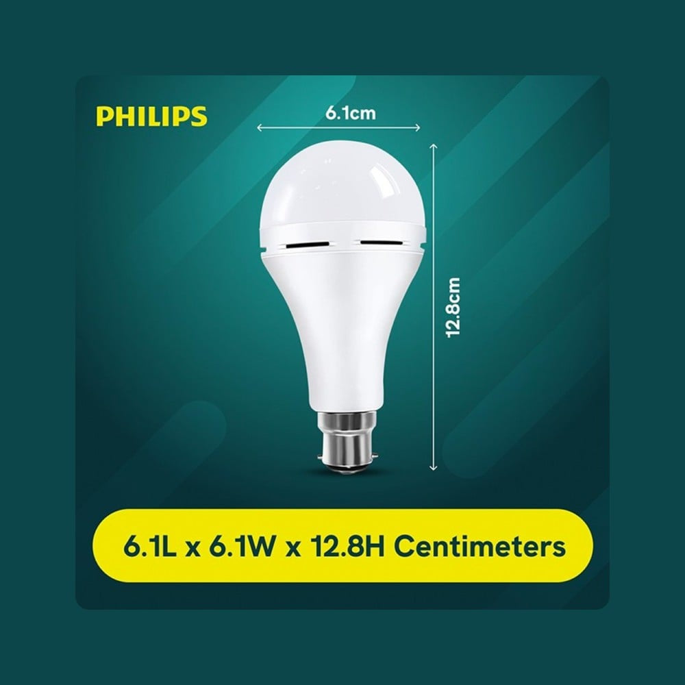 Philips Lighting Rechargeable Inverter 8.5W LED Bulb (Cool Daylight) : 1 unit