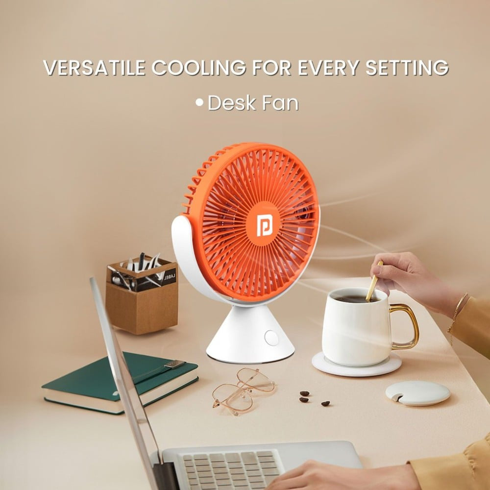 Portronics Aero Breeze Portable Fan (White, 5W) : 1 unit