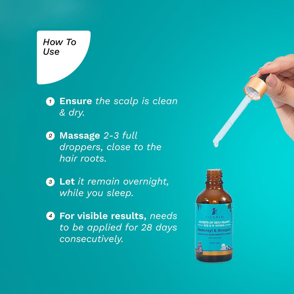 Pilgrim Redensyl & Anagain Hair Growth Serum : 50 ml