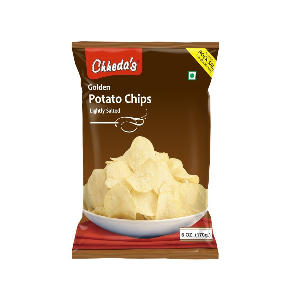 Chheda's Golden Aloo Chips (Rock Salt) : 170 g