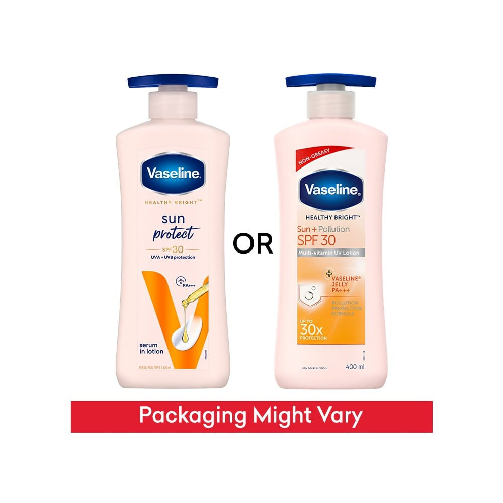 Vaseline Healthy Bright SPF 30 Multi Vitamin UV Body Lotion : 400 ml