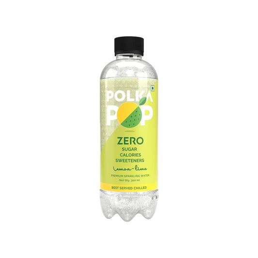 Polka Pop Zero Sugar Lemon-Lime Sparkling Drink : 300 ml