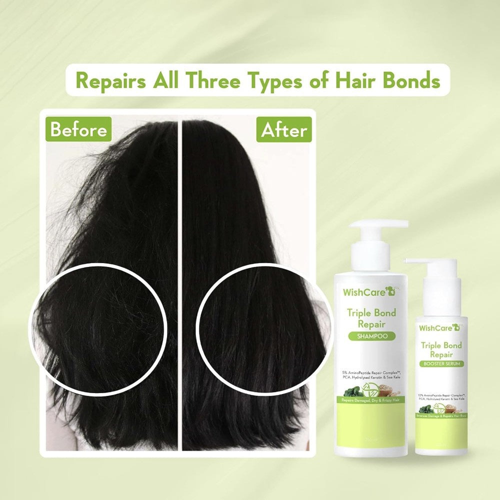 Wishcare Triple Bond Repair Booster Hair Serum : 100 ml
