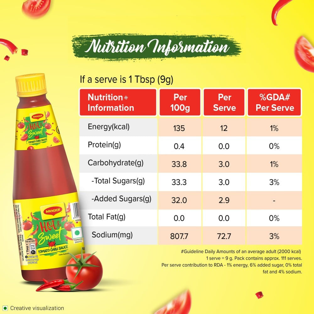 Maggi Hot & Sweet Tomato Chilli Sauce : 1 kg