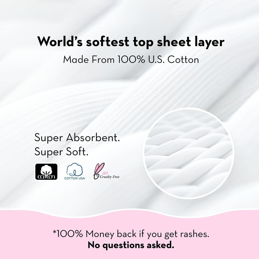 Plush LeakProof Super Saver Sanitary Pads - Pack of 2 : 2 x 32 pieces