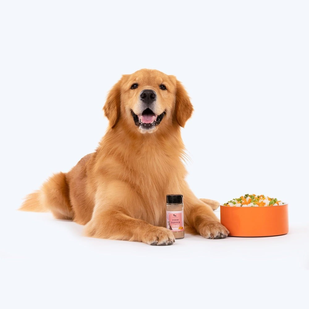 HUFT Multipurpose Hemp Seed Oil For Dog + Food Topper Chicken Liver With Organic Turmeric Dog Treat Combo : 200 ml + 70 g