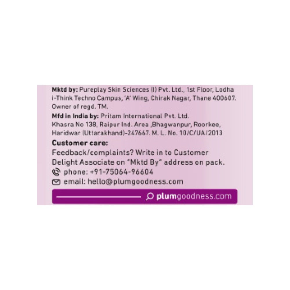 Plum Onion & Biotin Hair Fall Control Shampoo : 250 ml